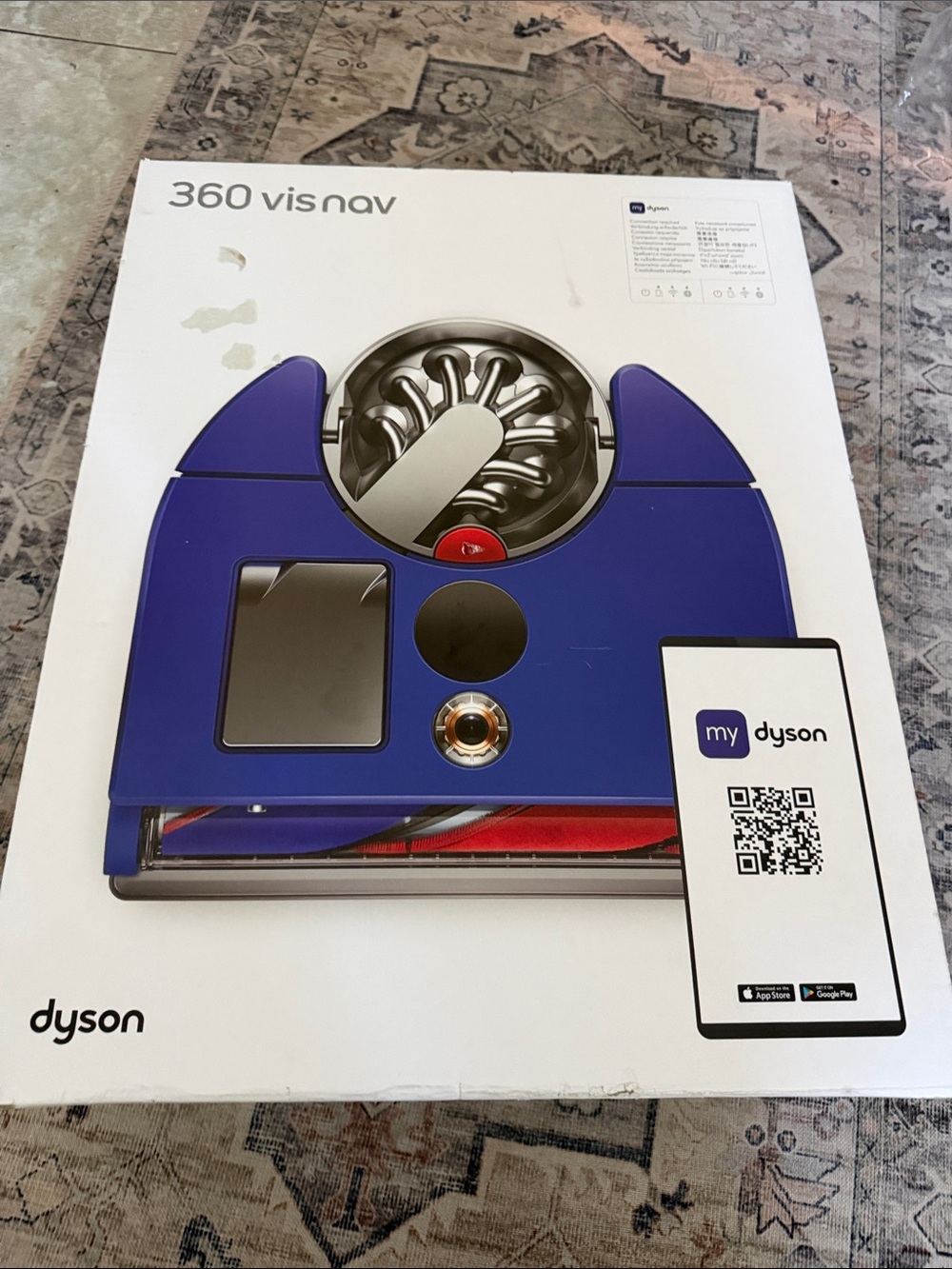 Dyson 360 Vis Nav Robot Vacuum in Blue